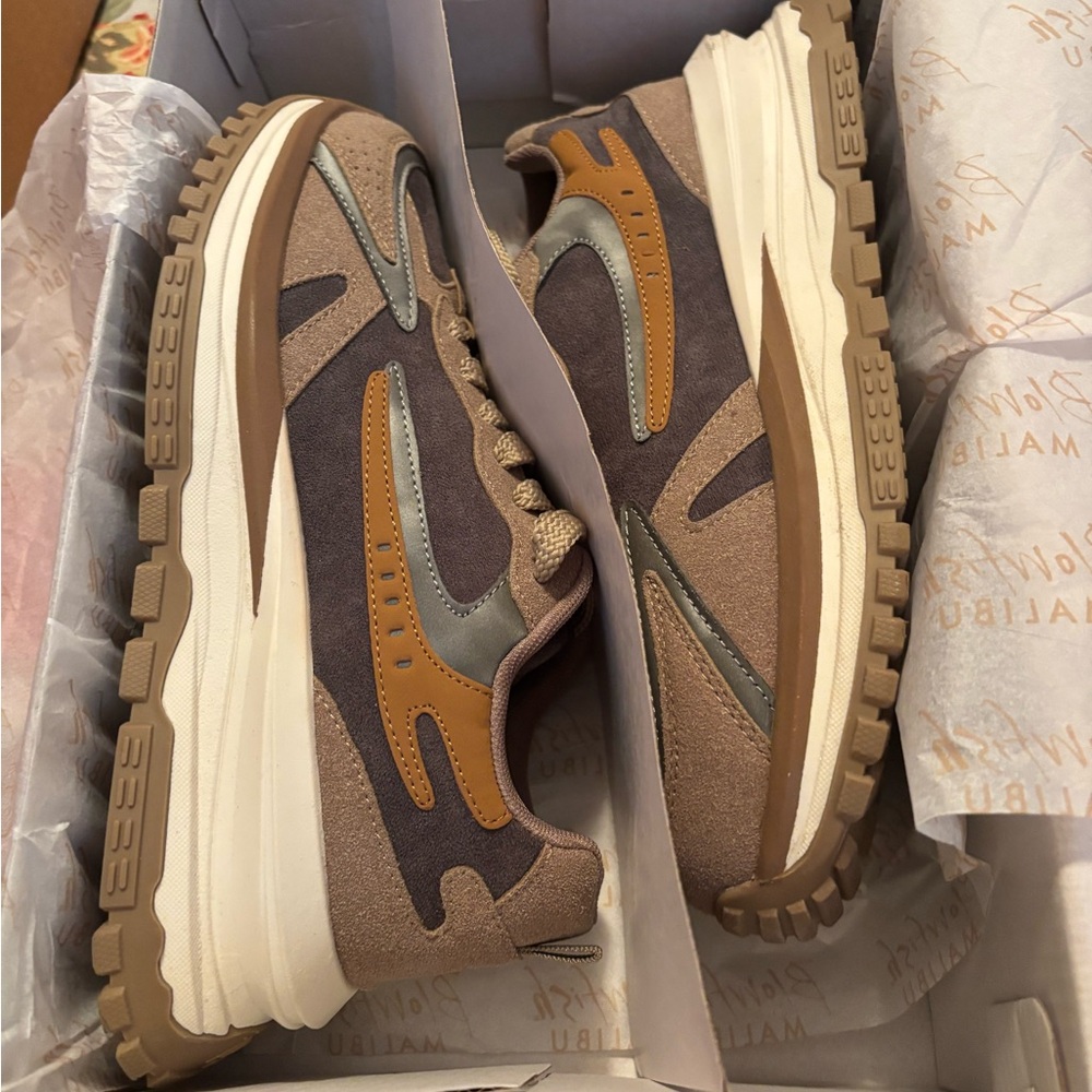 Blowfish Tan and Brown Women's Sneakers
